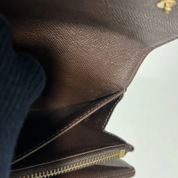 Louis Vuitton Brown Denim Wallet - Picture 6 of 7